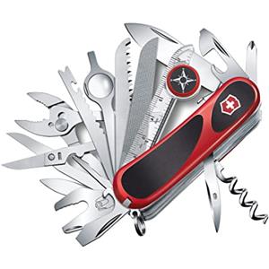 Victorinox, Evolution S54, coltellino svizzero (32 funzioni, lama bloccabile, seghetto per legno)