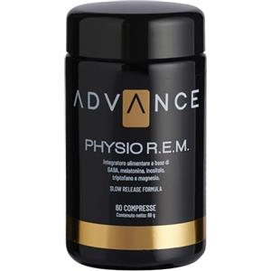 +Watt Physio R.E.M. 60 compresse - GABA, melatonina, inositolo, triptofano e magnesio per migliorare il riposo con la nuova formula a lento assorbimento