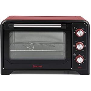 Girmi FE3000 Forno Elettrico, 1600 Watt, Stainless Steel, rosso