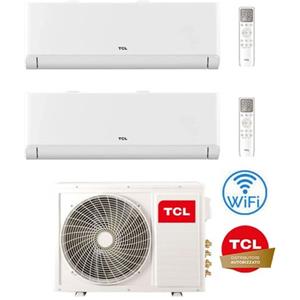 TCL Climatizzatore Condizionatore TCL BreezeIN serie P5 Wifi R32 Dual Split Inverter 7000 + 7000 BTU con U.E. MT1821 Classe A++/A+