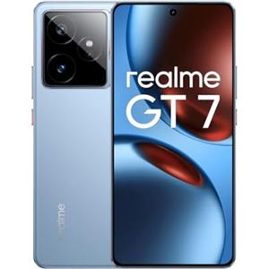 realme GT7, 5G, Smartphone, 12+512GB, Batteria 7000mAh, 120W charge, Processore Dimensity 9400e, Fotocamera IMX906 50MP, Display Pro-Esports da 6000 nit 120Hz, IP69, Blu, esclusiva Amazon
