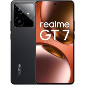 realme GT7, 5G, Smartphone, 12+512GB, Batteria 7000mAh, 120W charge, Processore Dimensity 9400e, Fotocamera IMX906 50MP, Display Pro-Esports da 6000 nit 120Hz, IP69, Nero, Esclusiva Amazon