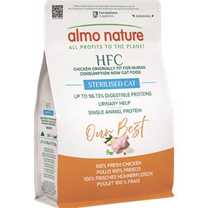 Almo Nature HFC Dry Cat Adult Sterilizzato Pollo - Alimento Secco per Gatti Adulti Sterilizzati - 300g