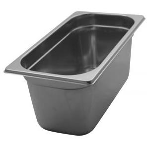 Gastronorm Europe Contenitore Gastronorm 1/3 h150 in Acciaio Inox AISI 304 - Dimensioni 325x176 mm, Capacità 5,5 litri