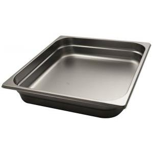 Gastronorm Europe Contenitore Gastronorm 2/3 h65 in Acciaio Inox AISI 304 - Dimensioni 354x325 mm, Capacità 5,4 litri