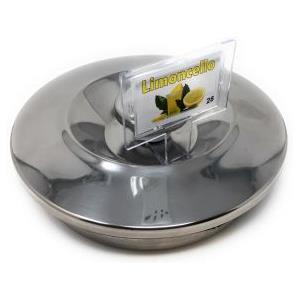 ChefSubito Professional FV7143 Targhetta Portagusti in Plexiglass Trasparente per Banchi a Pozzetto