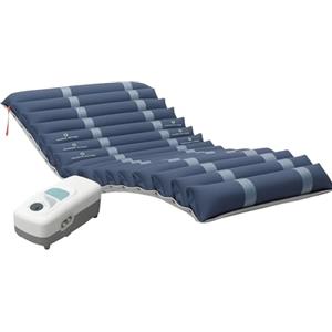 APP LIFE Kit Materasso Antidecubito a Pressione Alternata con Compressore - 18 Celle ad Aria, Valvola CPR, Portata 145 kg - Dispositivo Medico Classe I per Prevenzione Piaghe da Decubito