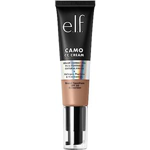 e.l.f. Camo CC Cream | Fondotinta correttore con coprenza totale e SPF 30 | Tan 415 C | 30 g (1,05 oz)