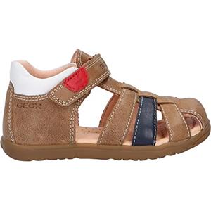 Geox B Sandal Macchia Boy, Primi Passi Bimbo 0-24, Marrone (Caramel), 18 EU