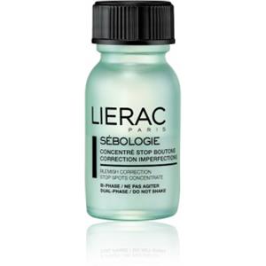 LIERAC Sébologie Concentrato SOS Anti Imperfezioni 15 ml - Trattamento Localizzato per Brufoli e Segni Cicatriziali