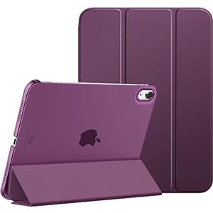 MoKo Cover Custodia iPad (A16) 11a Generazione 2025 /iPad 10a Generazione 2022, Cover Custodia Protettiva per Supporto Ultrasottile con Copertura Posteriore Traslucida in PC Rigido, Viola Scuro