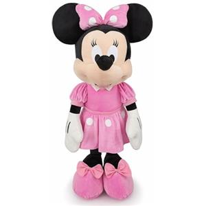Disney Peluche Minnie - Morbido, Altezza cm 120, Abito Rosa, Adatto da 0 Mesi