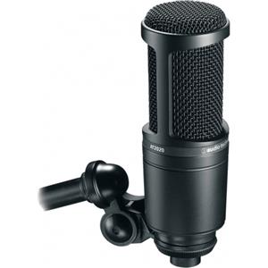 Audio-Technica AT2020 Microfono da Studio Cardioide a Condensatore con Diaframma a Massa Ridotta