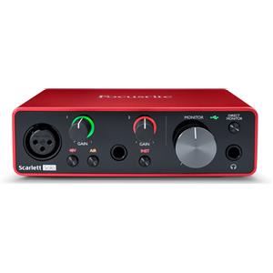 FOCUSRITE SCARLETT SOLO INTERFACCIA AUDIO USB 2 IN 2 OUT SCHEDA AUDIO TERZA GENERAZIONE ( 3RD GEN ) GENERATION MKIII