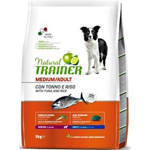 Trainer Natural Cibo Secco per Cani Medium Adult con Tonno e Riso - 3 kg