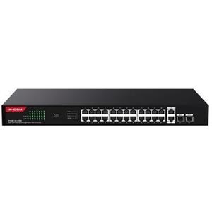 IP-COM G1128P-24-410W Switch Ethernet Non Gestito 28 Porte (24 PoE) Gigabit con Potenza Totale di 370W