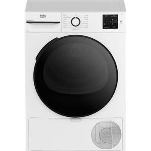 Beko BMTUR73EC Asciugatrice Slim 7kg, Classe D, Linea Estetica NX, motore asincrono, Display digitale, colore Bianco, oblò Nero