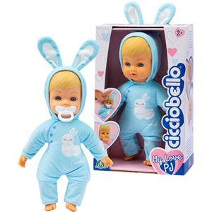 Cicciobello My Love - Bambola Rosa Con Pigiama Coniglietto Morbido da 24 cm per Bambini di 2 Anni