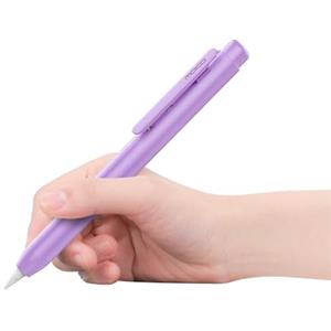MoKo Custodia Protettiva Compatibile con Apple Pencil 1a Generazione, Cover Retrattile con Cappuccio per Pennino, Compatibile con Nuovo iPad 10 2022/iPad 9/8/7 2021/2020/2019/iPad Mini 5, Viola