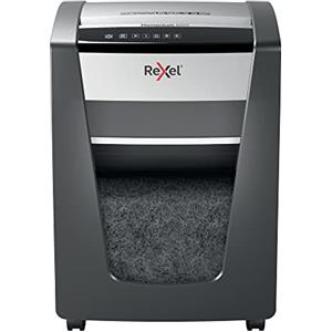 REXEL Momentum M515, Distruggidocumenti Manuale, 17-15 Fogli A4 (70-80 gr/mq), Taglio Micro, Livello di sicurezza P-5, per Uso Personale/Piccoli Uffici, Capacità 30 Litri, 2104577EU