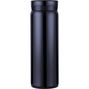 Boenkush Piccola Borraccia Termica - Bottiglia d'Acqua Carina per Bevande Calde e Fredde, Mantiene Caldo per 6 ore e Freddo per 12 ore - Blu 280 ml