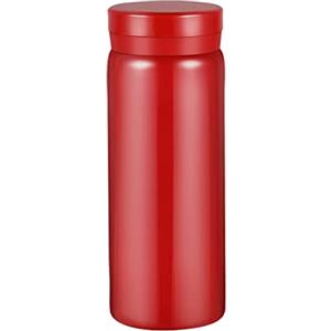 Boenkush Piccola Borraccia Termica - Bottiglia d'Acqua Carina per Bevande Calde e Fredde, Mantiene Caldo per 6 ore e Freddo per 12 ore - Rosso 200 ml