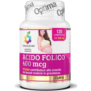 Colours of life acido folico 400 mcg 120 compresse 350 mg