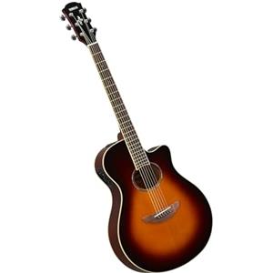 YAMAHA APX600 Chitarra Elettroacustica - Corpo Sottile, Scala 25", Pickup System65, EQ a 3 Bande, Accordatore Integrato, Buca Ovale - Old Violin Sunburst