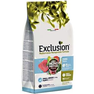EXCLUSION MEDITERRANEO MONOPROTEIN CANE PUPPY SMALL TONNO 2 KG