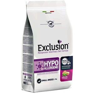 EXCLUSION DIET CANE HYPOALLERGENIC ADULT SMALL MAIALE E PISELLI 2 KG