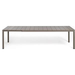 Nardi Tavolo Allungabile Rio 210/280 cm Tortora - Piano in DurelTOP Anti-UV e Struttura in Alluminio