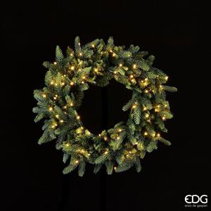 EDG Enzo De Gasperi Corona Natale Luxury con 100 Led H 60 Cm 420 Tips