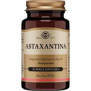 Solgar Astaxantina 30 Perle Softgels - Integratore Antiossidante Naturale da Alga Haematococcus pluvialis
