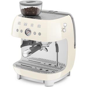SMEG MACCHINA CAFFE PER CHICCHI, EGF03 PANNA