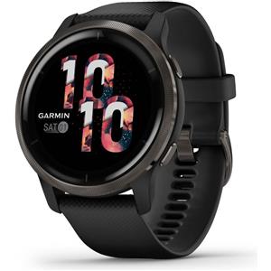 GARMIN [ComeNuovo] Garmin Venu 2 45mm 1.3'' Amoled GPS Sport Salute Notifiche Slate - Black