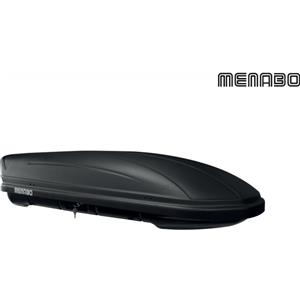 MENABO' Baule da Tetto Marathon 320 Litri Dark - 1370x790x360mm, Capacità 50kg, Made in Italy