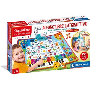 Clementoni Alfabetiere Interattivo - Gioco Educativo Elettronico per Bambini 3-5 Anni con 5 Modalità di Gioco