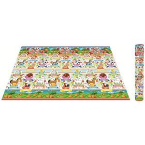 RS Toys Tappeto Amici della Fattoria 200 x 150 cm - Tappeto da Gioco Ultra Spesso per Bambini