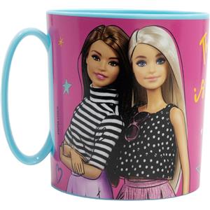 Barbie Tazza in Plastica per Bambini 350ml - Adatta al Microonde con Personaggi Preferiti