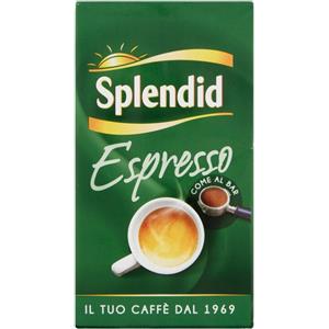 Splendid Caffè Macinato Gusto Espresso 500Gr - Gusto Ricco e Intenso per Espresso Autentico