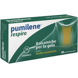Pumilene respiro caramelle per la gola menta mandarino 70 g - 982990436 - alimentazione/alimentazione/snack-dolci-e-salati