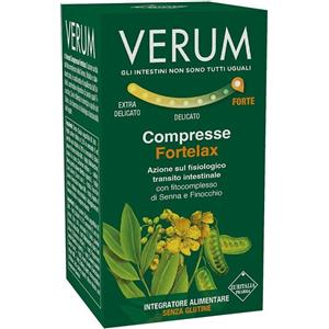 COSWELL Verum ForteLax - Integratore Alimentare Lassativo Stimolante per il Transito Intestinale - 80 Compresse