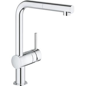 GROHE MISCELATORE LAVELLO GROHE MINTA 32168000 CON DOCCETTA ESTRAIBILE CROMATO