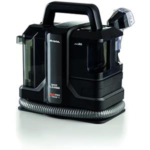 Ariete 2482 Spot Cleaner Heat Pro 750W, Pulitore per tappeti e tappezzerie,Lavatappeti, 750W, 2 serbatoi, Nero