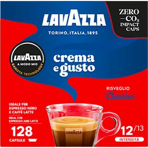 Lavazza A Modo Mio Crema e Gusto Classico, 128 Capsule