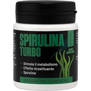 ALOHALABS Spirulina - Integratore Naturale Dimagrante con Alga Spirulina Pura - Supporto al Metabolismo, Energia e Controllo del Peso - 60 Compresse Vegane