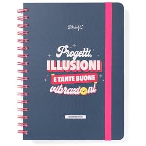 Mr. Wonderful Mr.Wonderful - Diario scolastico Wonder 2025-26 Settimanale - Progetti, illusioni e tante buone vibrazioni