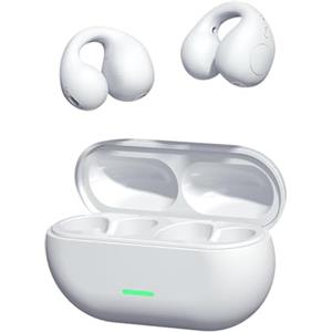 COMFOLIVING Auricolari Con Clip, Cuffie Wireless Reali Per La Riproduzione In Morbido Silicone, Cuffie Blue-tooth Con Clip A Conduzione Ossea 5.3 Chiamate Stereo HiFi Auricolari Sportivi Wireless Prestazioni Di L