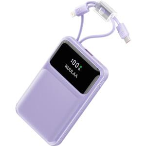 Kuulaa Power Bank 10000mAh 22,5W PD3.0 QC4.0 Ricarica Rapida USB C Input & Output Caricatore Portatile Powerbank con LCD Display Digitale per iPhone, Samsung, Huawei, Switch, ecc