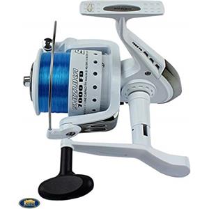 SHIZUKA Mulinello da Pesca Imbobinato SK7 5000 con Frizione Anteriore Precisa e Potente da Spinning Bolognese Feeder Fondo Mare Trota Lago Leggero e Affidabile